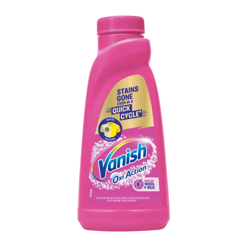 Vanish Oxi Action gelový odstraňovač skvrn růžový, 500 ml