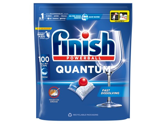 FINISH Quantum All in 1 Kapsle do myčky nádobí 100 ks