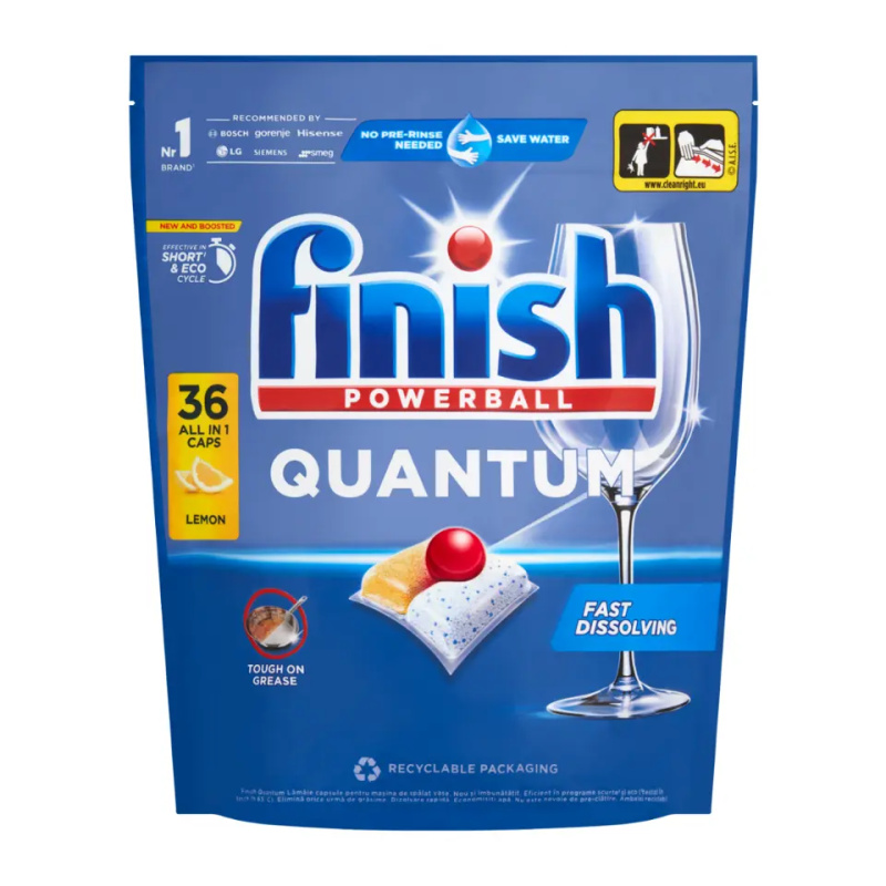 Finish Tablety do myčky Quantum All in 1 Lemon  36 ks 36 ks