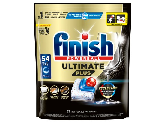 Finish Ultimate Plus - kapsle do myčky - 54 kapslí