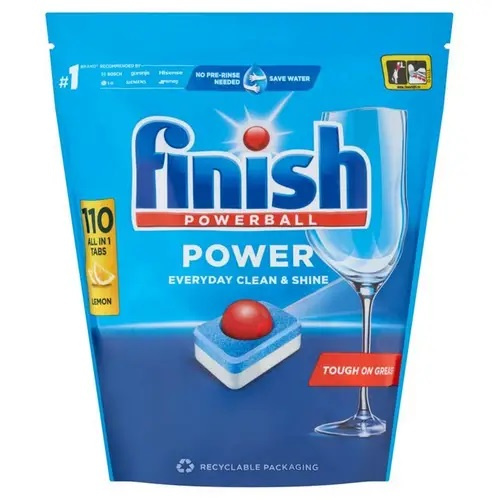 Finish Power All in 1 Lemon Sparkle tablety do myčky nádobí