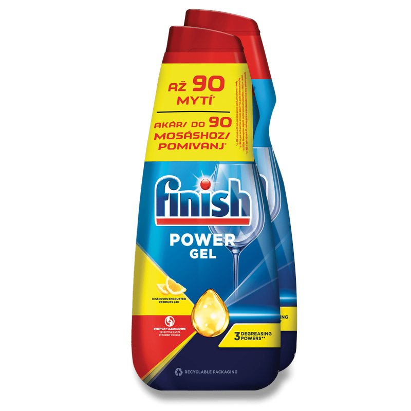 Gel do myčky Finish power - 2 x 900 ml