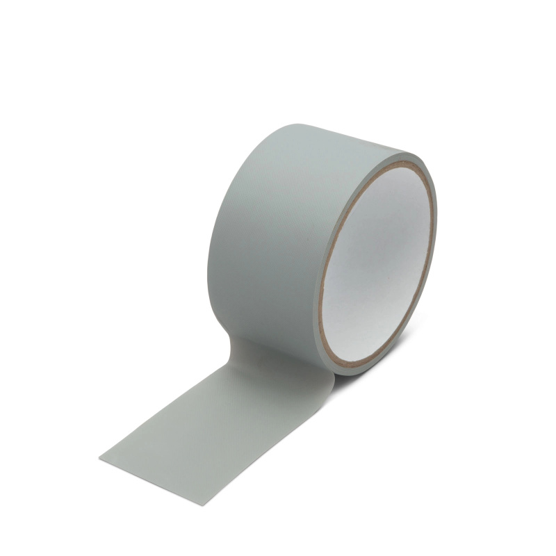 Šedá PVC lepicí páska 8 m × 50 mm