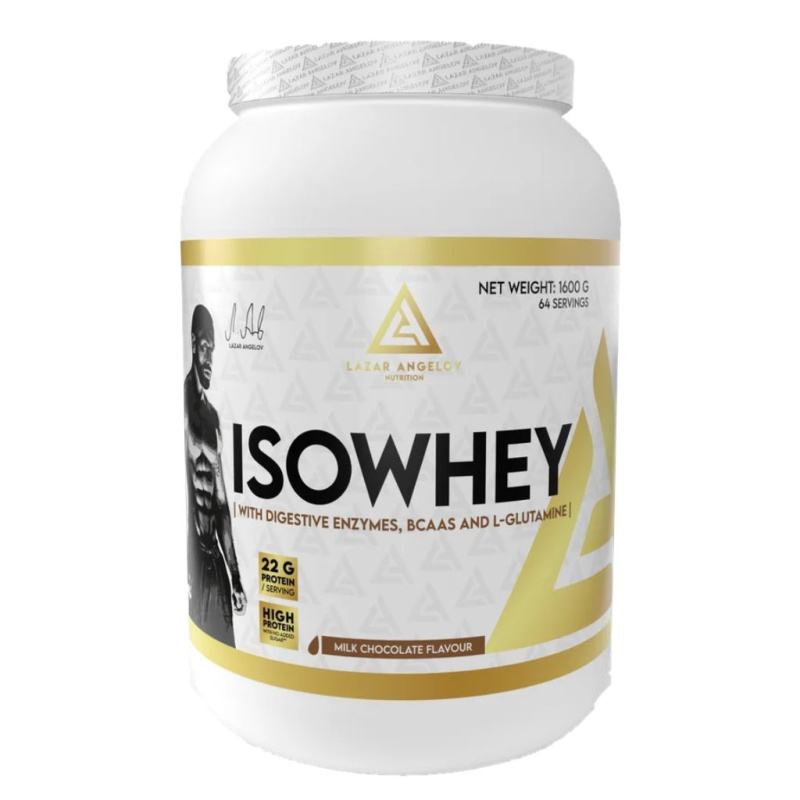Lazar Angelov Iso Whey Protein, 1600 g Příchuť: Mango/Jogurt