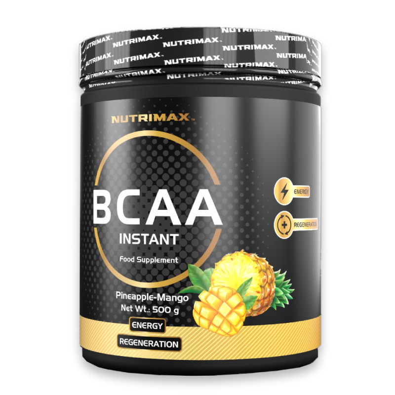 NutriMax 2:1:1 BCAA Instant, 500 g Příchuť: Mango/Ananas