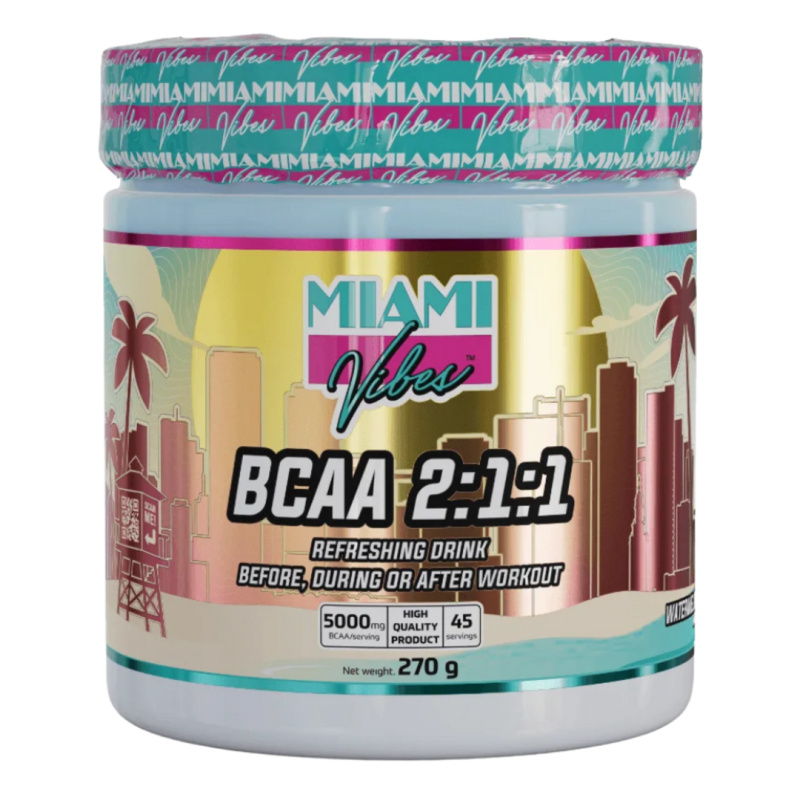 Miami Vibes BCAA 2:1:1 Powder 270 g - Fruit Punch