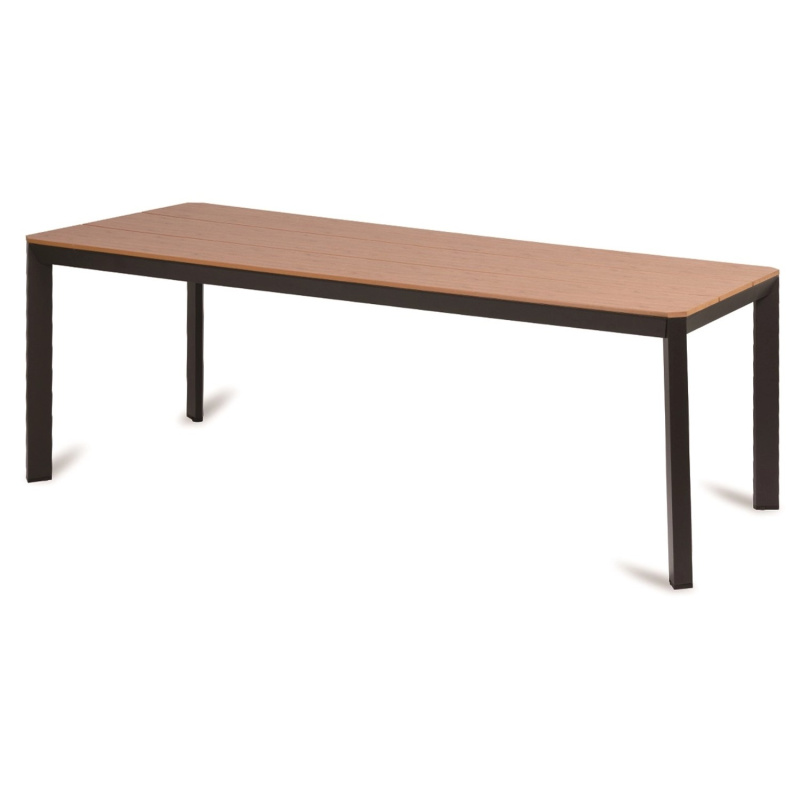 Zahradní stůl Oslo, artwood/hliník, 210 x 90 x 75 cm