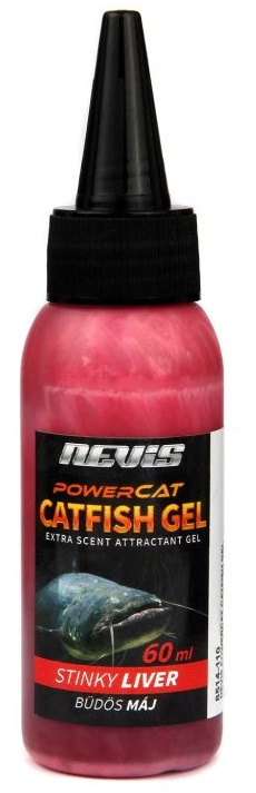 Stég posilovač pro lov sumců catfish gel 60 ml - stinky liver