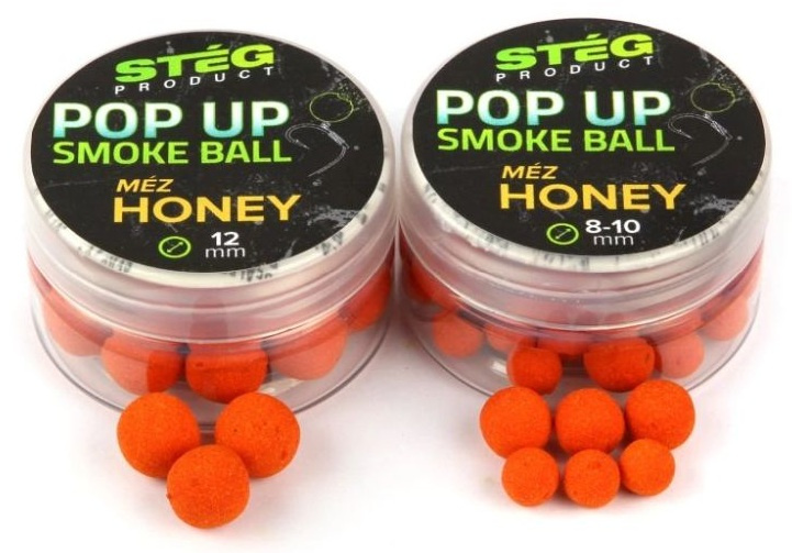 Stég plovoucí boilie pop up smoke ball 10 g 8-10 mm - honey
