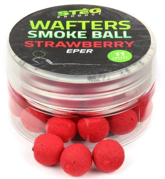 Stég wafters smoke ball 15 g 11 mm - strawberry