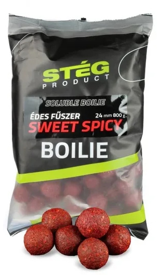 Stég rozpustné boilie soluble boilie 800 g 24 mm - sweet spicy