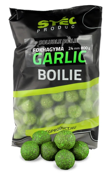 Stég rozpustné boilie soluble boilie 800 g 24 mm - garlic