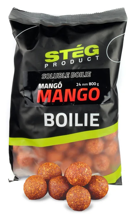 Stég rozpustné boilie soluble boilie 800 g 24 mm - mango