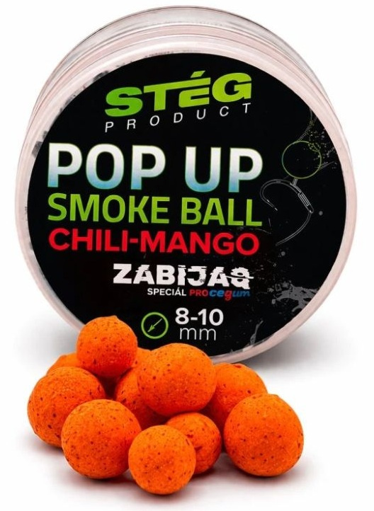 Stég plovoucí boilie zabijaq pop up sb 10 g 8-10 mm - chili mango