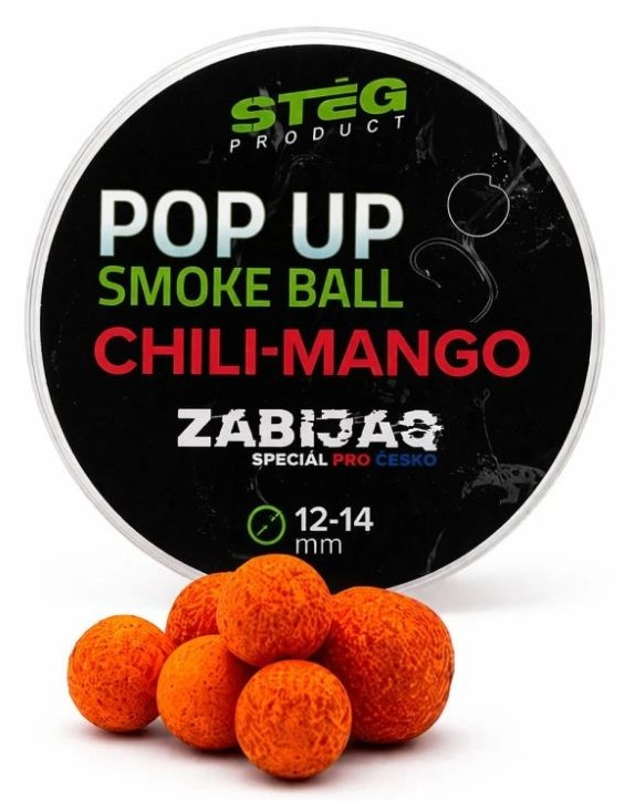 Stég plovoucí boilie zabijaq pop up sb 25 g 12-14 mm - chili mango