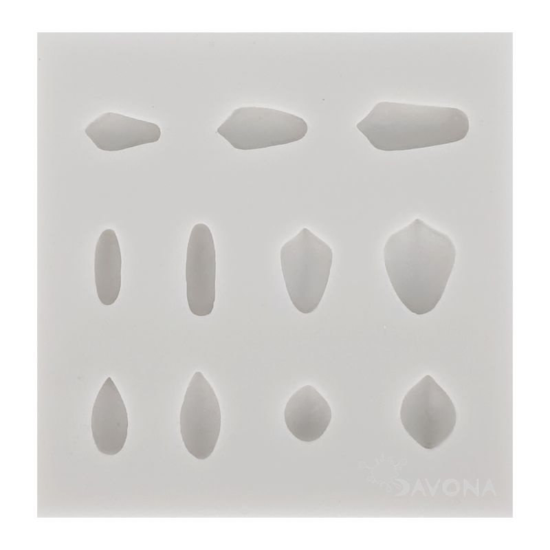 Silikonová forma - mix drobných vzorů