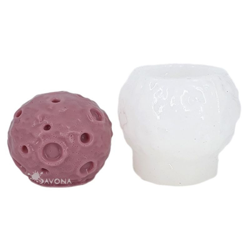Silikonová forma - 3D koule měsíc