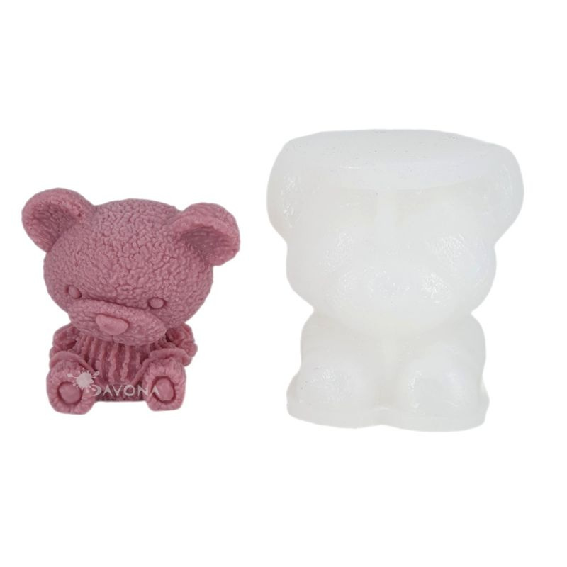 Silikonová forma - 3D medvěd