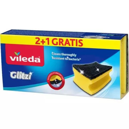 Vileda Glitzi houbičky s uchytkem 21ks