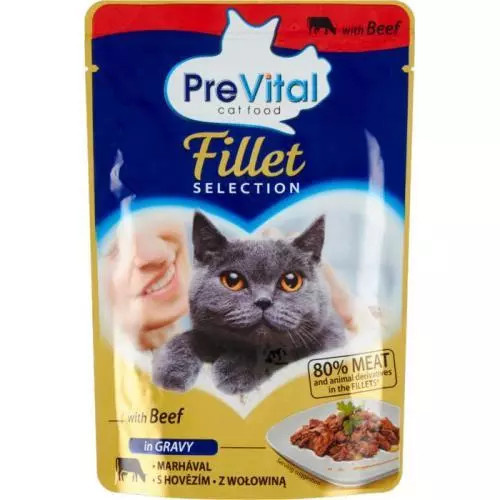 PreVital Naturel hovězí, kapsa 85 g
