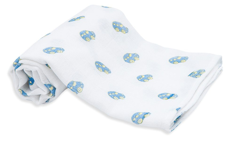 Scamp látkové pleny 70x70 cm 3 ks, modré auto