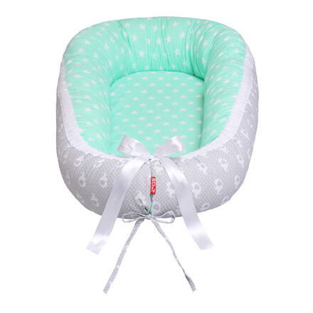 Scamp hnízdo soft Green Grey Elephant
