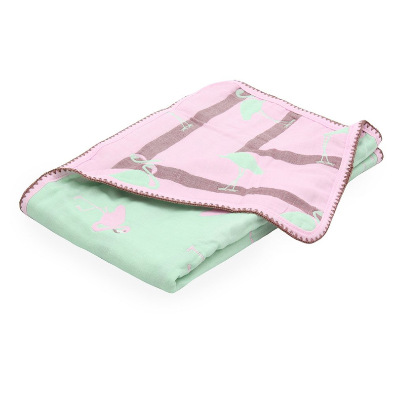 Scamp Deka 6-vrstvá,bavlna (Green Rose Flamingo)