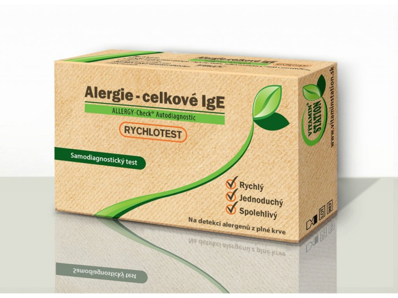 1x Vitamin Station Rychlotest Alergie-totální IgE