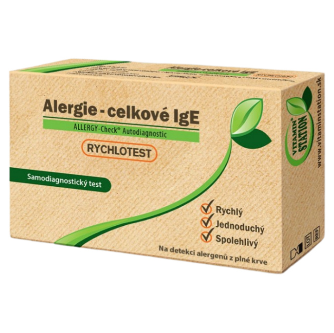 1x Vitamin Station Rychlotest Alergie-totální IgE
