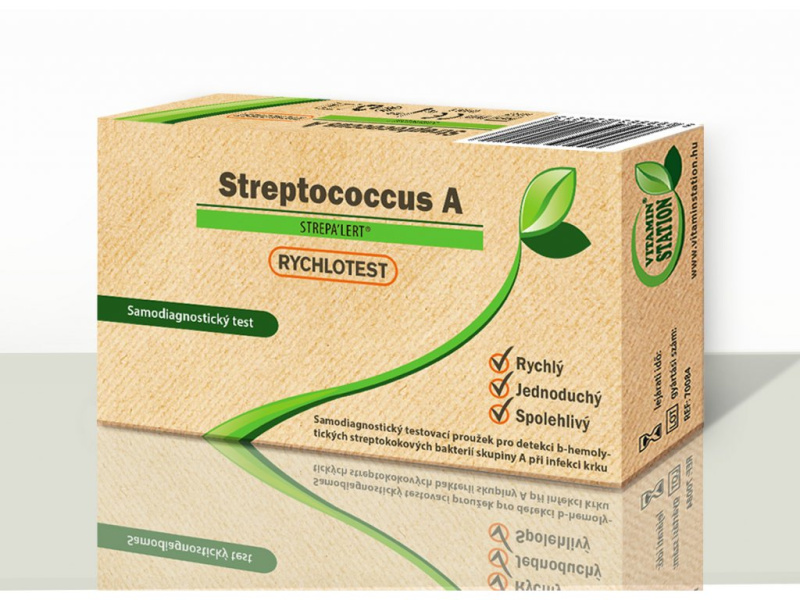 Vitamin Station 1x Vitamin Station, Rychlotest Streptococcus A