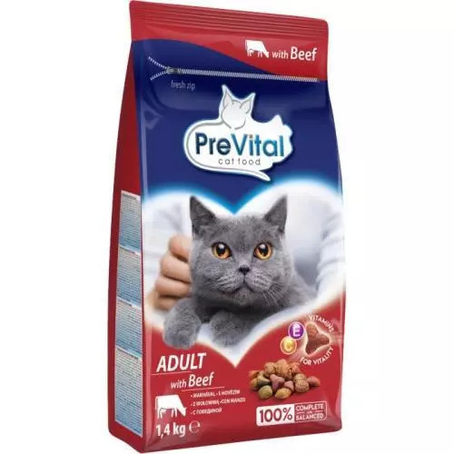 PreVital Granule hovězí pro kočky