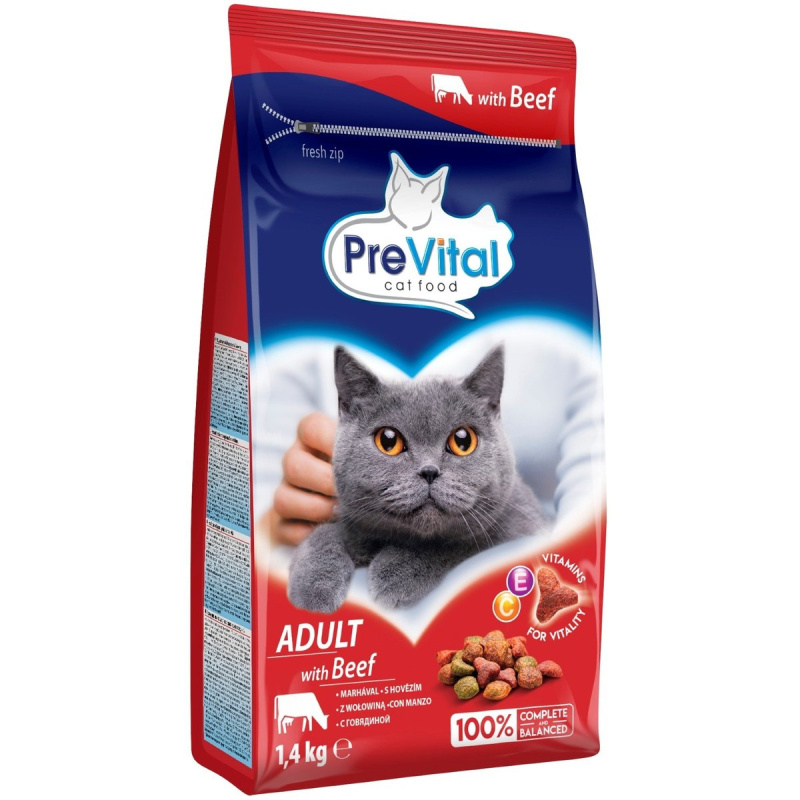 PreVital Granule hovězí pro kočky