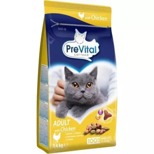 PreVital kočka kuřecí, granule 1,4 kg