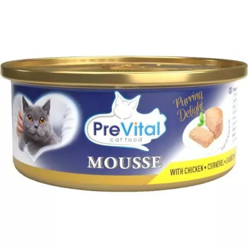 PreVital Mousse jemná paštika s kuřecím pro kočky