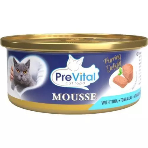 PreVital Mousse jemná paštika s tuňákem pro kočky