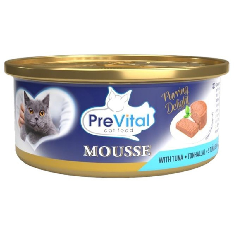 PreVital Mousse jemná paštika s tuňákem pro kočky
