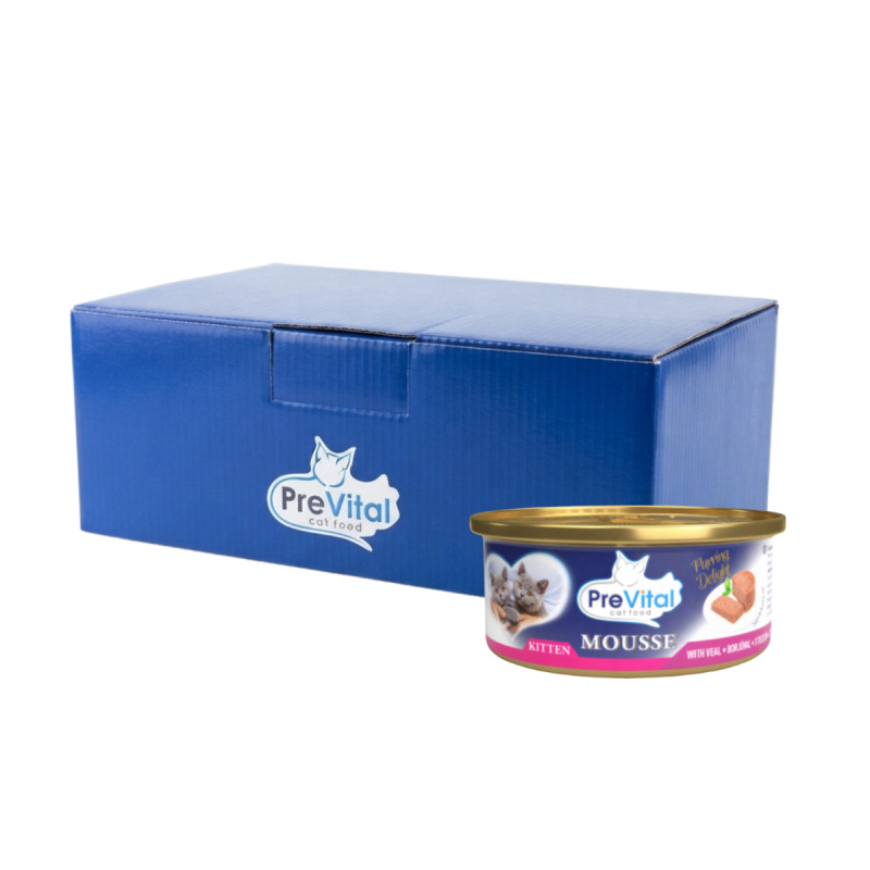 PreVital Mousse Kitten Telecí - 12×85 g