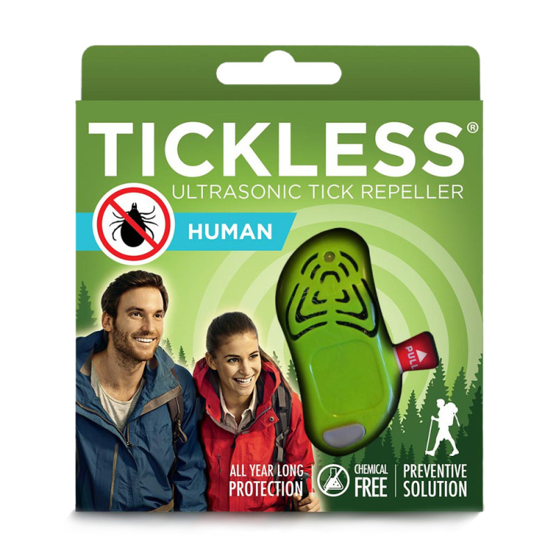 TICKLESS TICKLESS® HUMAN Ultrazvukový odpuzovač klíšťat a blech pro lidi zelený