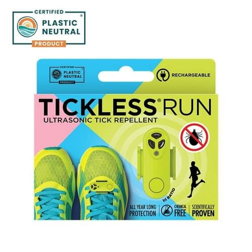 Ultrazvukový repelent proti klíšťatům Tickless Run pro běžce Neon Yellow