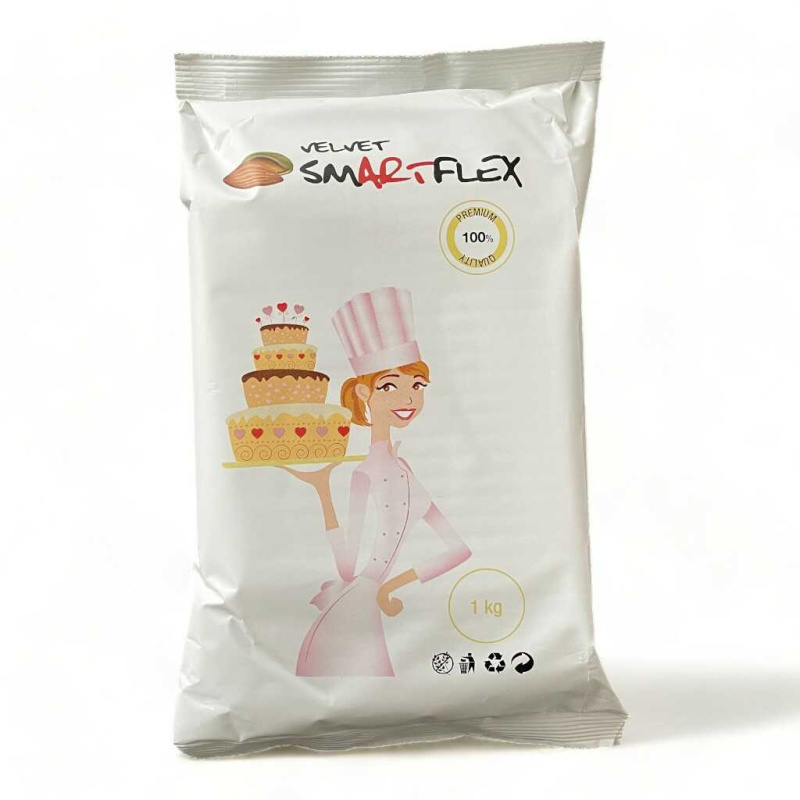 Smartflex Velvet potahovací a modelovací hmota mandle
