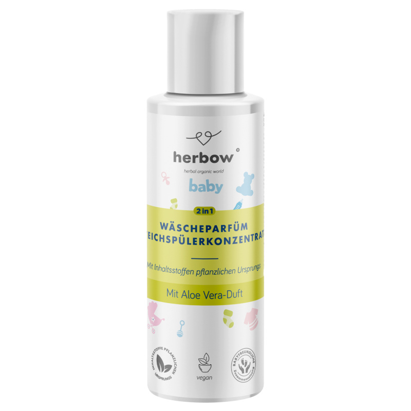 Herbow Koncentrovaná aviváž s parfémem 2v1 BABY ALOE VERA, 200 ml, 40PD