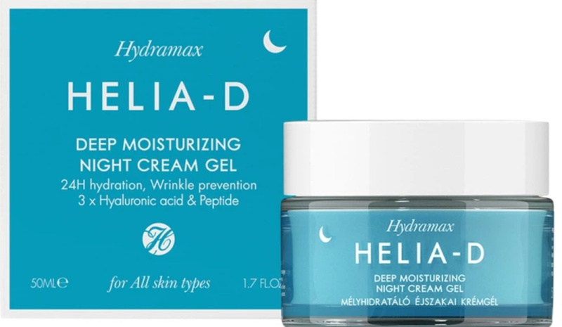 Helia-D Hydramax hydratační gel krém na noc 50 ml