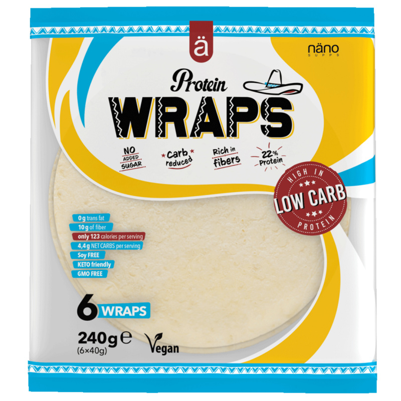 Nano Supps Protein Wraps 240 g (6ks)