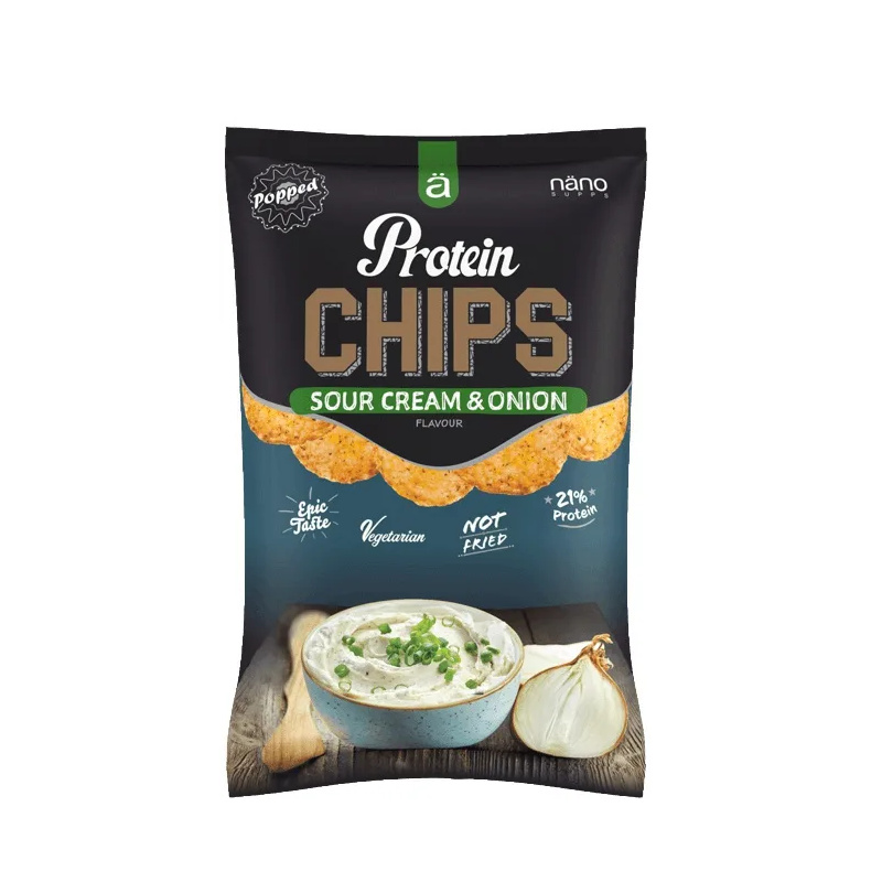 Nano Supps Protein Chips 40 g - Cibule, Zakysaná smetana