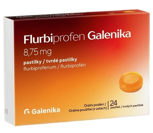 FLURBIPROFEN GALENIKA 8,75MG PAS 24 I