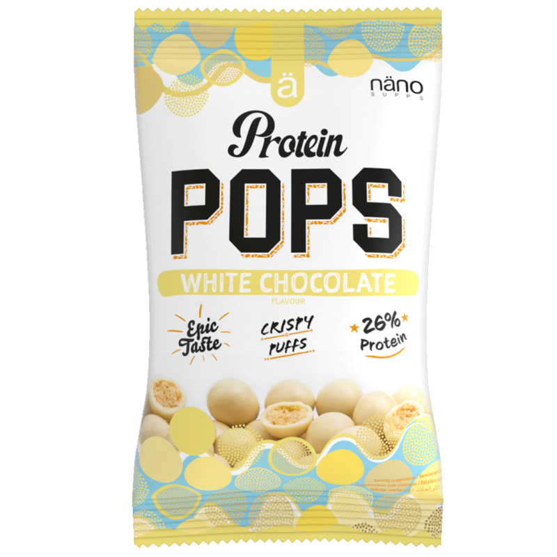 Nano Supps Protein Pops 38 g - bílá čokoláda