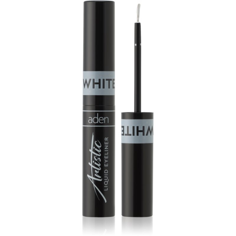 Aden Cosmetics Artistic tekuté oční linky odstín 02 White 3.5 ml