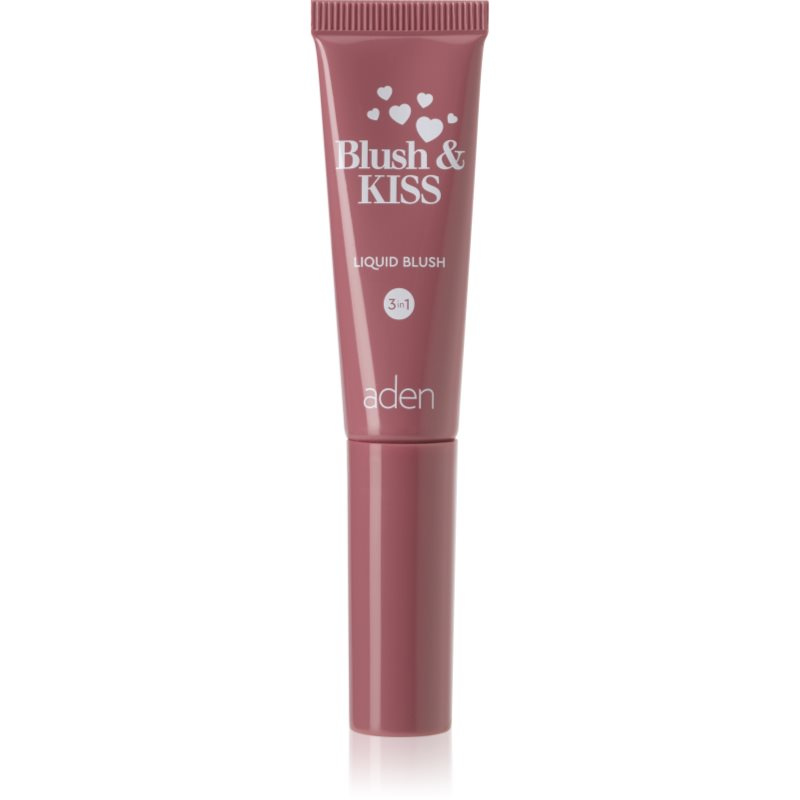 Aden Cosmetics Blush & Kiss multifunkční líčidlo na rty a tváře odstín 01 Pink Petal 8 ml