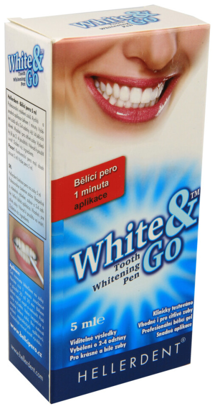 WHITE GO  Whitening pen Bělící zubní pero 5 ml