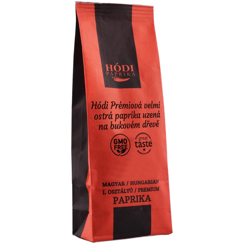 Hódi Paprika Prémiová velmi ostrá paprika uzená na bukovém dřevě